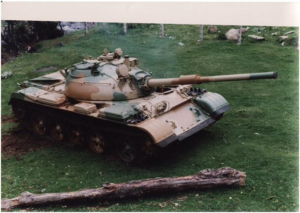 Modernized tank T55