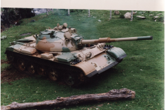Modernized tank T55